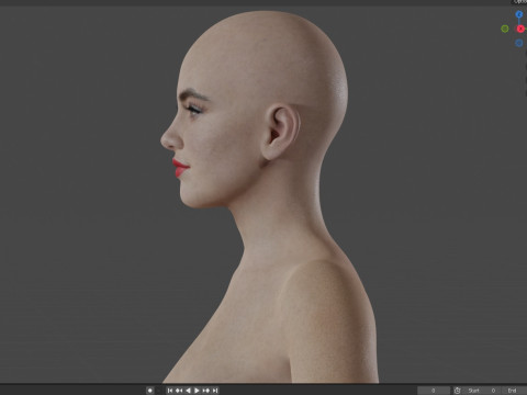 Kathryn Newton Model 3D