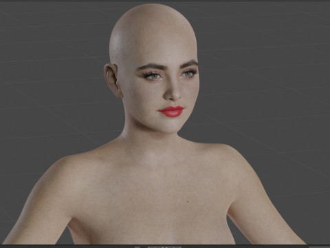 Kathryn Newton Model 3D