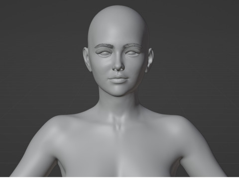 Kathryn Newton Model 3D