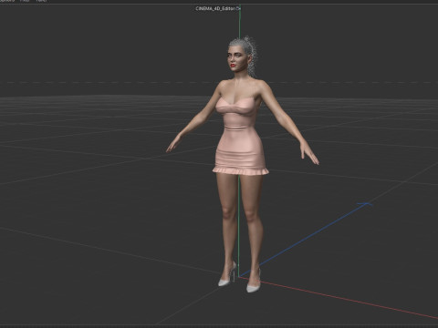Kathryn Newton Model 3D
