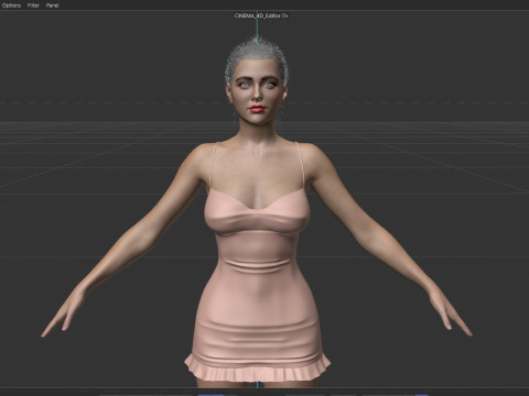 Kathryn Newton Model 3D