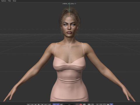 Eva Mendes Modello 3D