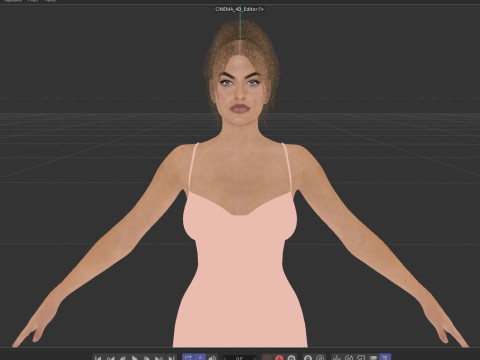 Eva Mendes Modello 3D