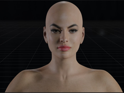 Eva Mendes Modello 3D