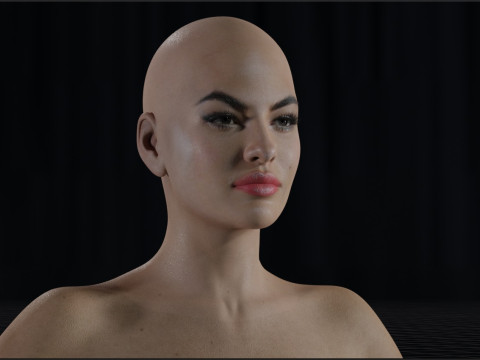 Eva Mendes Modello 3D