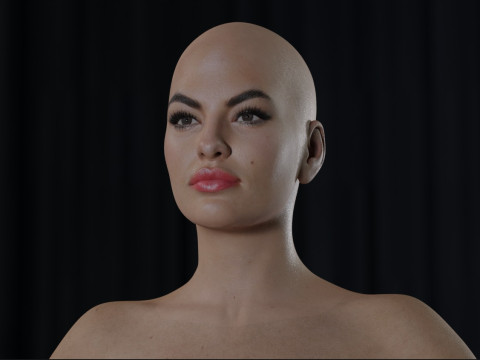 Eva Mendes Modello 3D