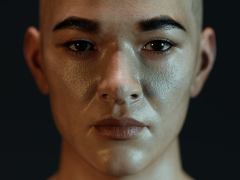 Asian Handsome Guy 3D Модель