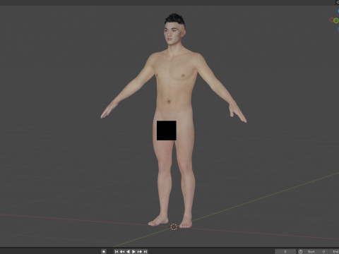 Asian Handsome Guy 3D Модель