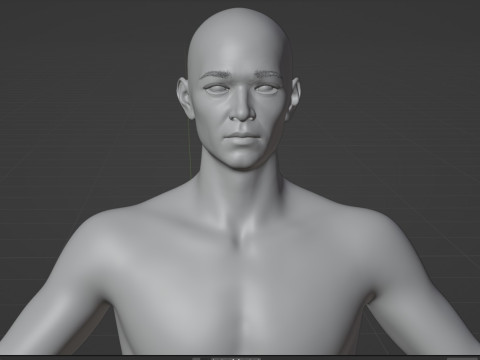 Asian Handsome Guy 3D Модель