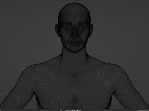 Asian Handsome Guy 3D Модель