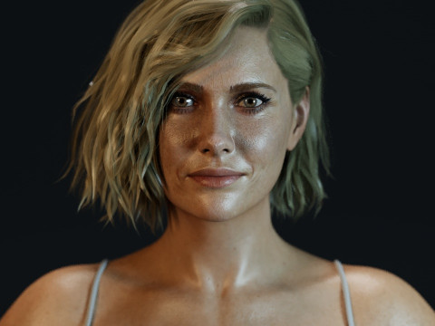 Kristen Wiig Modello 3D