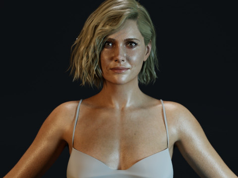 Kristen Wiig Modello 3D