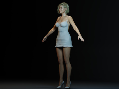 Kristen Wiig Modello 3D