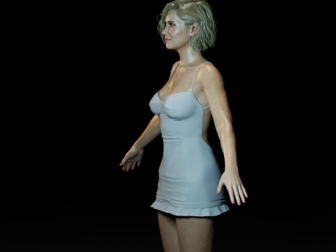 Kristen Wiig Modello 3D