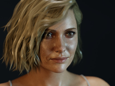 Kristen Wiig Modello 3D