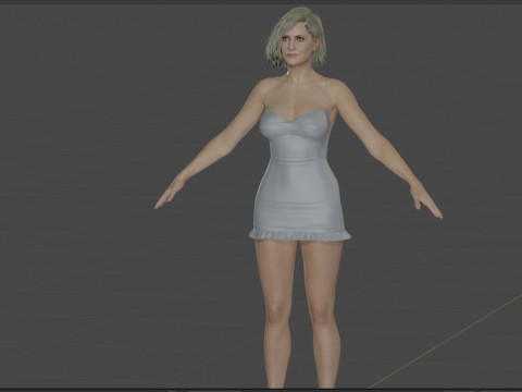 Kristen Wiig Modello 3D