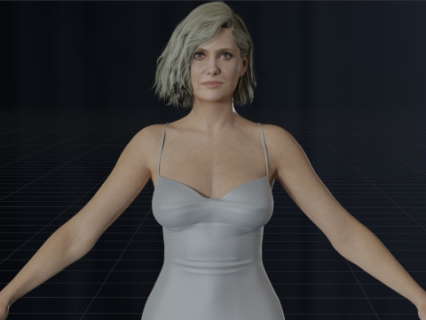 Kristen Wiig Modello 3D