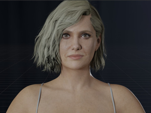 Kristen Wiig Modello 3D