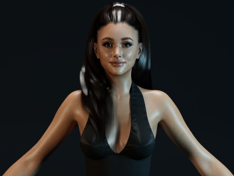 Ariana Grande 3D Model