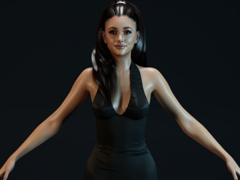 Ariana Grande 3D Model