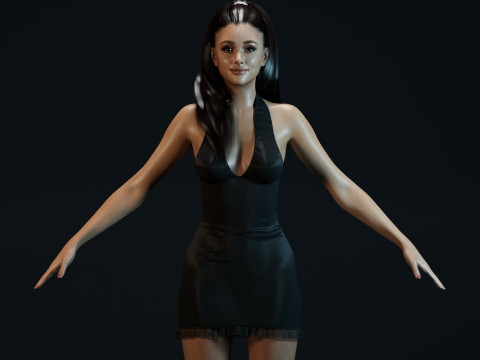 Ariana Grande 3D Model