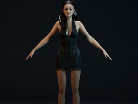 Ariana Grande 3D Model