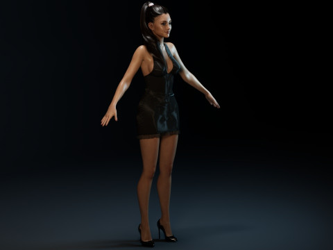 Ariana Grande 3D Model