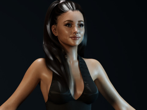 Ariana Grande 3D Model