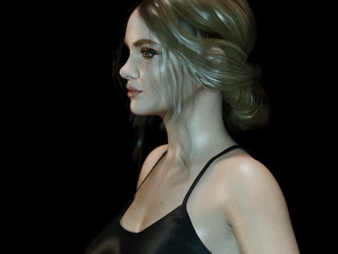 Freya Allan 3D 模型