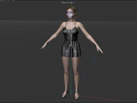 Freya Allan 3D 模型