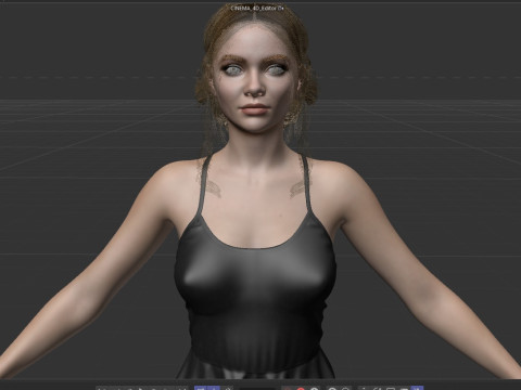 Freya Allan 3D 模型