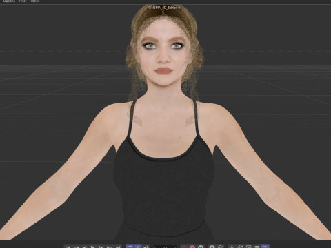 Freya Allan 3D 模型
