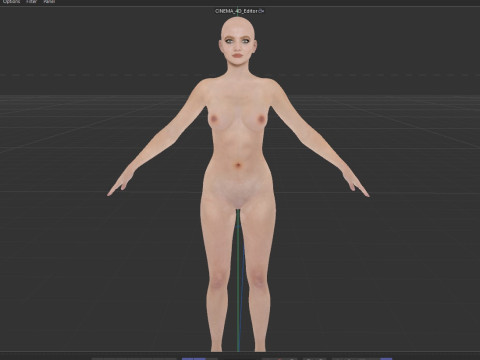 Freya Allan 3D 模型