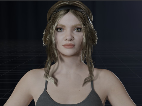 Freya Allan 3D 模型