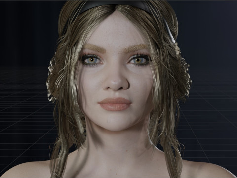 Freya Allan 3D 模型