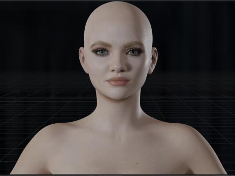 Freya Allan 3D 模型