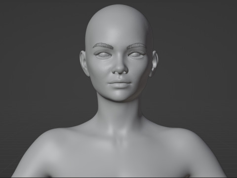 Freya Allan 3D 模型