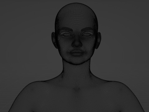 Freya Allan 3D 模型