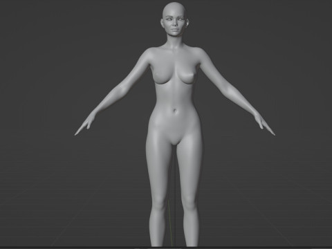 Freya Allan 3D 模型