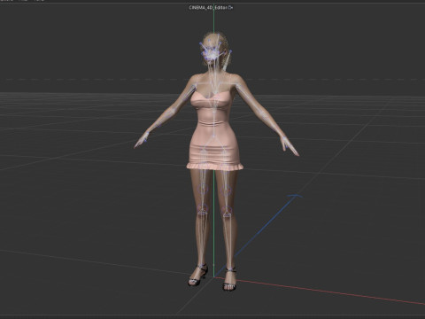 Milly Alcock Model 3D