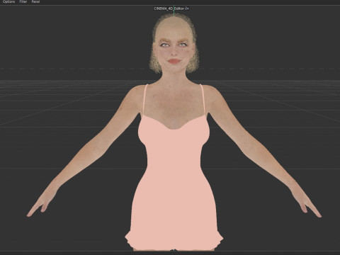 Milly Alcock Model 3D