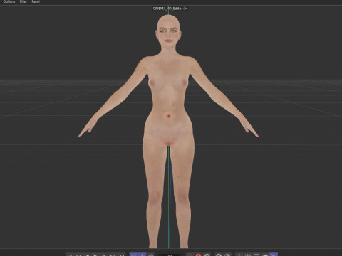 Milly Alcock Model 3D