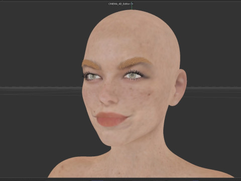 Milly Alcock Model 3D