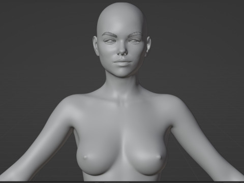 Milly Alcock Model 3D