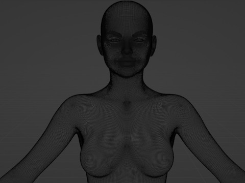 Milly Alcock Model 3D