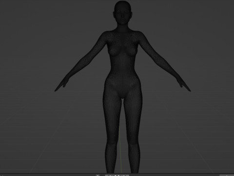 Milly Alcock Model 3D