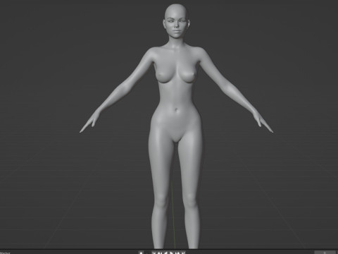Milly Alcock Model 3D