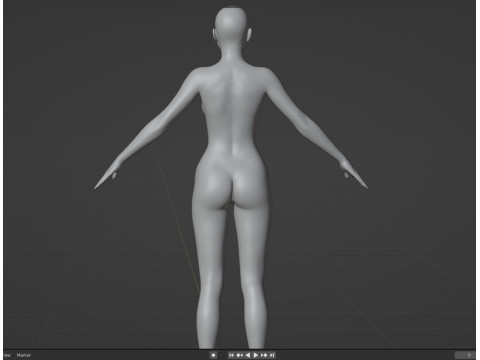 Milly Alcock Model 3D