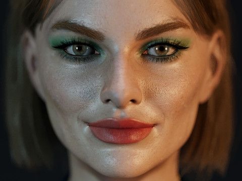 Margot Robbie Modello 3D