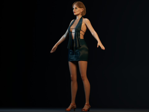 Margot Robbie Modello 3D